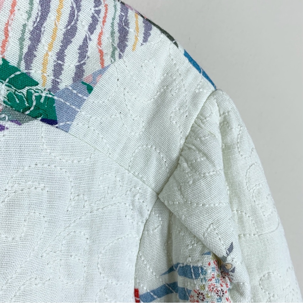 Sea New York Paloma Quilted Jacket (Sz 4) Patchwork Multicolor - Picture 9 of 14